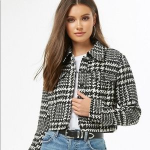 Forever 21 houndstooth jacket size small